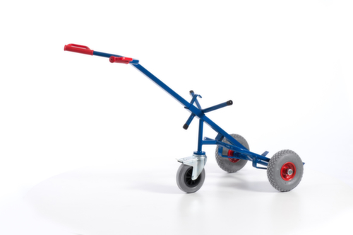 Rollcart Tambour avec roue de support, force 250 kg, air bandage