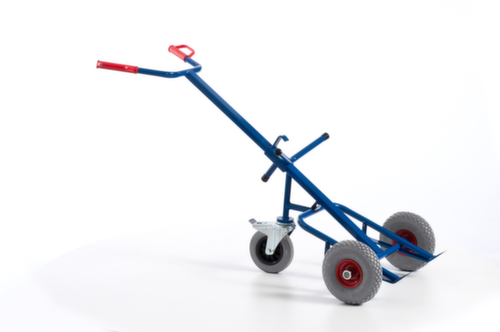 Rollcart Tambour avec roue de support, force 250 kg, air bandage