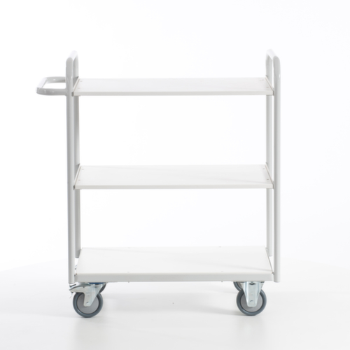 Rollcart Chariot de bureau, force 150 kg, 3 plateaux