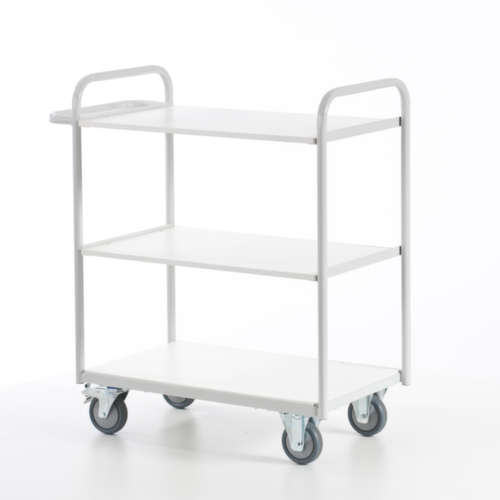 Rollcart Chariot de bureau, force 150 kg, 3 plateaux