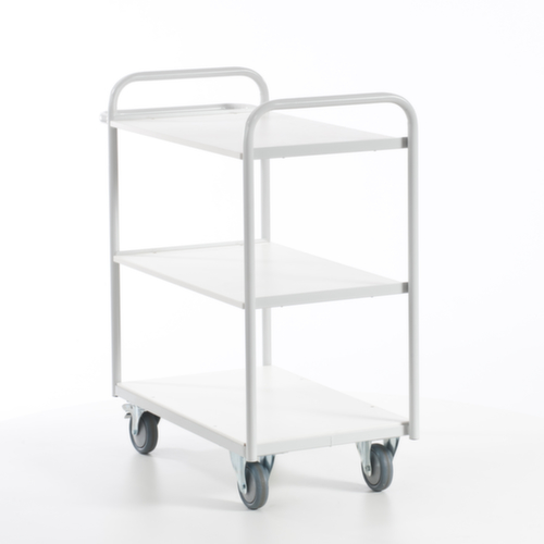 Rollcart Chariot de bureau, force 150 kg, 3 plateaux