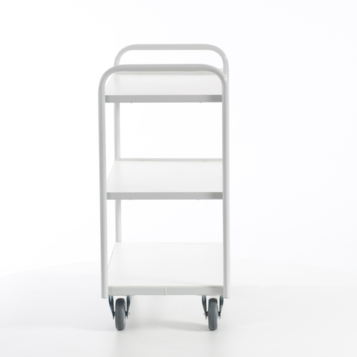Rollcart Chariot de bureau, force 150 kg, 3 plateaux