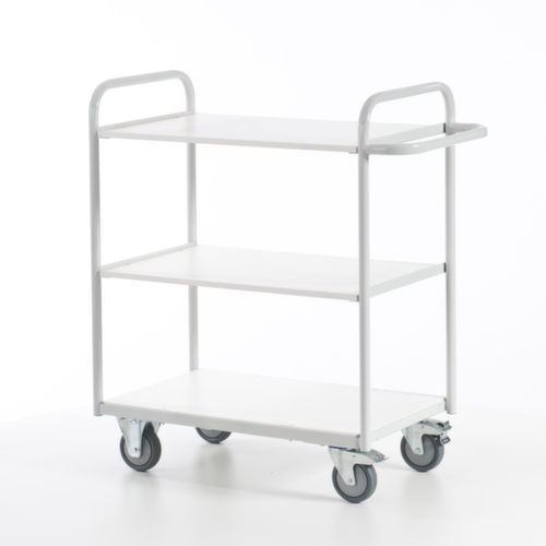 Rollcart Chariot de bureau, force 150 kg, 3 plateaux