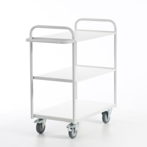 Rollcart Chariot de bureau, force 150 kg, 3 plateaux