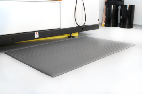 Le sol du lieu de travail Orthomat Ribbed au mètre, largeur 900 mm