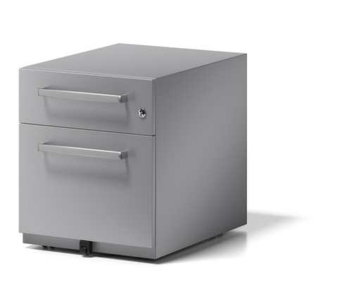 Bisley Conteneur à roulettes Note avec tiroir HR, 1 tiroir(s), argent/argent