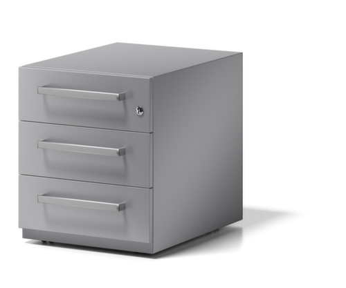 Bisley Caisson mobile Note, 3 tiroir(s), argent/argent