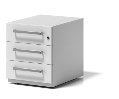 Bisley Caisson mobile Note, 3 tiroir(s), blanc signalisation/blanc signalisation