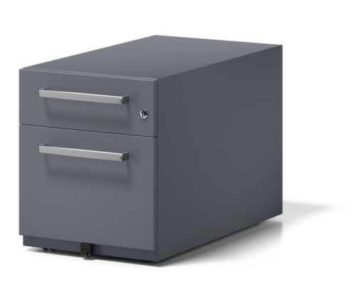 Bisley Conteneur à roulettes Note avec tiroir HR, 1 tiroir(s), anthracite/anthracite