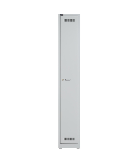 Bisley Armoire Light gris clair à 1 compartiment, largeur de compartiment 300 mm