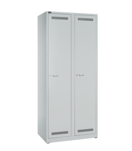 Bisley Armoire vestiaire Light avec 2 compartiments, largeur de compartiment 400 mm