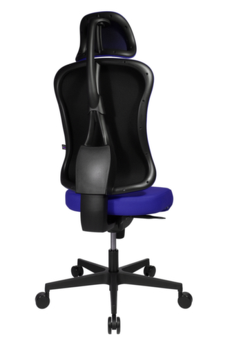 Topstar Siège de bureau pivotant Art Comfort avec appui-tête, bleu royal