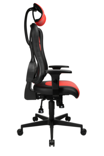 Topstar Siège de bureau pivotant Sitness Racer RS mit AL "P4" + KS avec appui-tête, noir/rouge