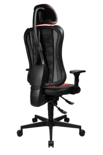 Topstar Siège de bureau pivotant Sitness Racer RS mit AL "P4" + KS avec appui-tête, noir/rouge