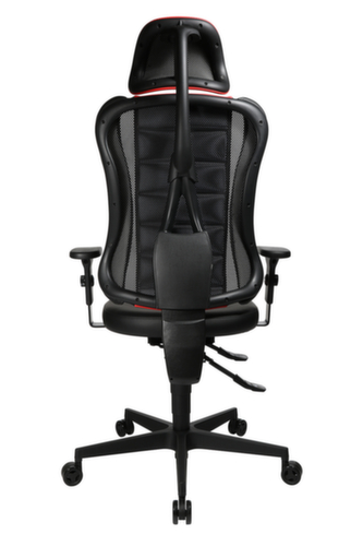 Topstar Siège de bureau pivotant Sitness Racer RS mit AL "P4" + KS avec appui-tête, noir/rouge