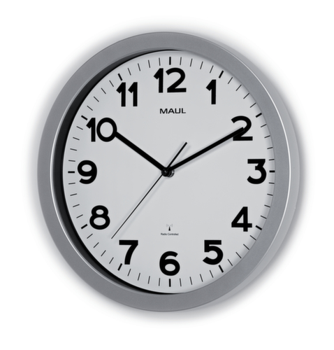 MAUL Horloge murale, avec chiffres arabes et traits, Ø 350 mm