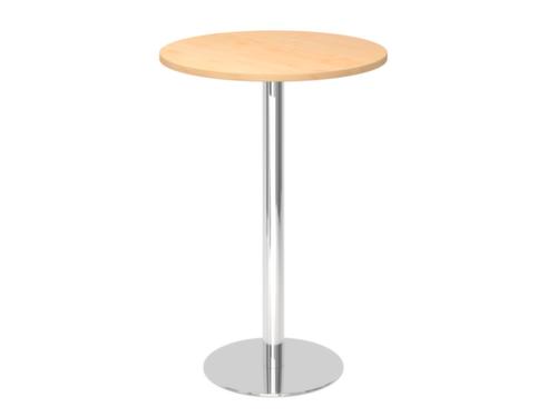 Table haute, Ø 800 mm, panneau érable