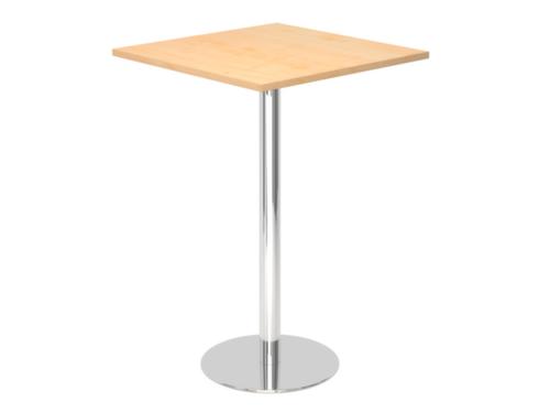 Table haute, largeur x profondeur 800 x 800 mm, panneau érable