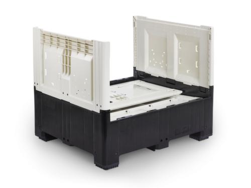 Caisse-palette High Cube avec clapet de prélèvement