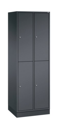 C+P Armoire vestiaire à deux niveaux Intro, largeur de compartiment 260 mm