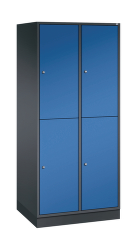 C+P Armoire vestiaire grand volume à deux niveaux Intro, largeur de compartiment 360 mm