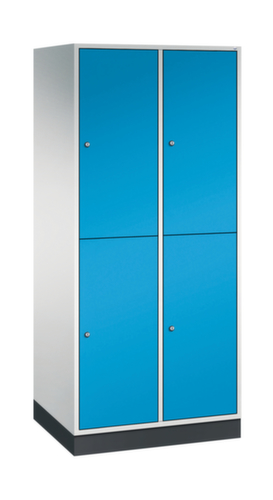 C+P Armoire vestiaire grand volume à deux niveaux Intro, largeur de compartiment 360 mm
