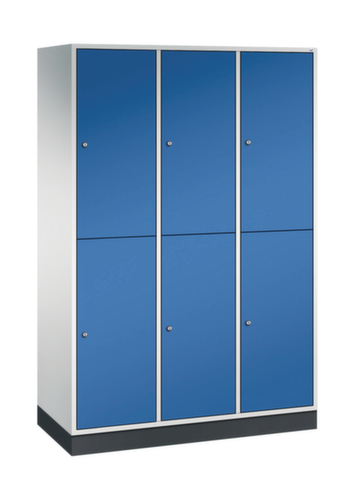 C+P Armoire vestiaire grand volume à deux niveaux Intro, largeur de compartiment 360 mm