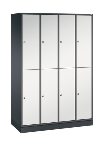 C+P Armoire vestiaire à deux niveaux Intro, largeur de compartiment 260 mm