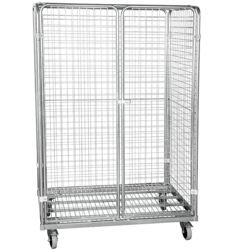 Bac sur roulettes de sécurité, force 600 kg, longueur x largeur 800 x 1200 mm