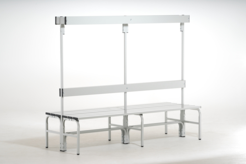 Sypro Banc vestiaire avec lames en aluminium