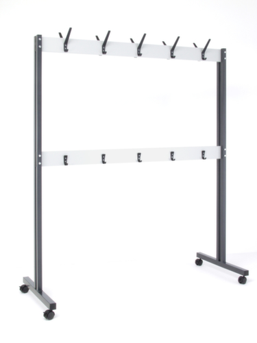 Sypro Portant de vestiaire juxtaposable roulant