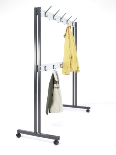 Sypro Portant de vestiaire juxtaposable roulant