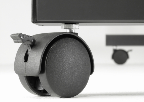 Sypro Portant de vestiaire juxtaposable roulant