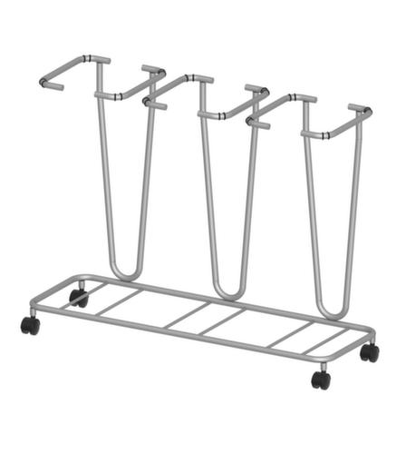 Support sacs ouvert en acier inoxydable