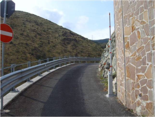 Barrière solaire Sperrmaster avec batterie et télécommande