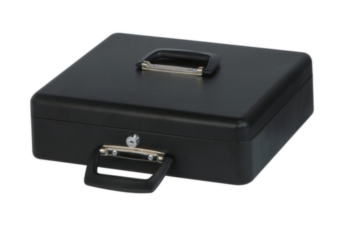 MAUL Caisse, 4 compartiments billets/ 8 à monnaie, serrure à cylindre