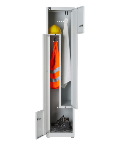 Bisley Armoire vestiaire Z Light, largeur de compartiment 400 mm