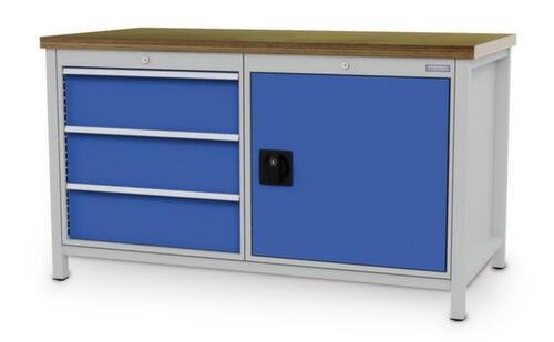 Bedrunka + Hirth Établi avec piètement en plusieurs coloris et différents panneaux