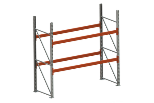 META Rayonnage à palettes MULTIPAL pour 9 palettes, largeur 2870 mm, 3 niveaux de stockage