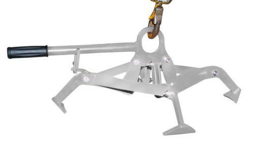 Bauer Pince à fûts pour fûts de 120/220 litres pour fûts en plastique, charge vertical