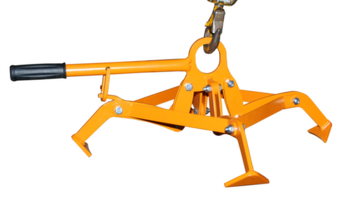 Bauer Pince à fûts pour fûts de 120/220 litres pour fûts en plastique, charge vertical