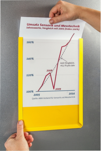 EICHNER Panneau d'affichage, DIN A6, face arrière magnétique