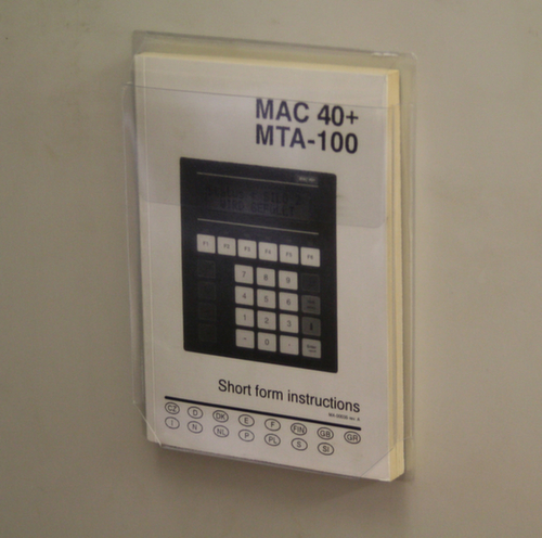 EICHNER Sac de visionnage, DIN A5, face arrière autocollante