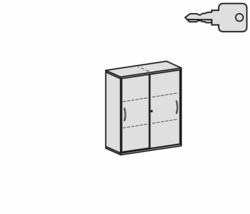 Gera Armoire à portes coulissantes Pro