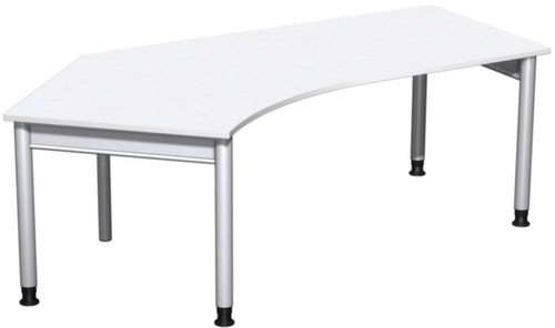 Gera Bureau d'angle Pro avec piètement 4 pieds