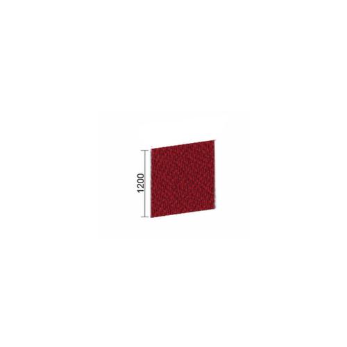 Gera Cloison de séparation insonorisante Pro ProfiLine, hauteur x largeur 1200 x 800 mm, paroi rouge