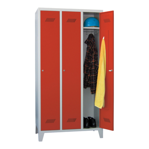 PAVOY Armoire vestiaire Basis avec 3 compartiments, largeur de compartiment 300 mm