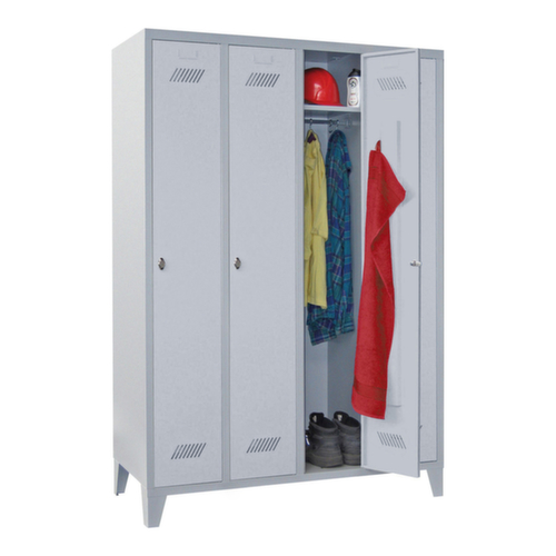 PAVOY Armoire vestiaire Basis avec 4 compartiments, largeur de compartiment 300 mm