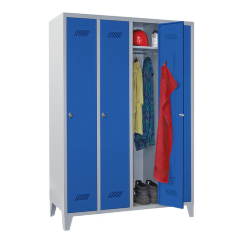 PAVOY Armoire vestiaire Basis avec 4 compartiments, largeur de compartiment 300 mm