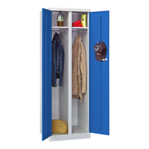PAVOY Armoire à vêtements/linge Basis Plus à 2 compartiments, largeur de compartiment 300 mm